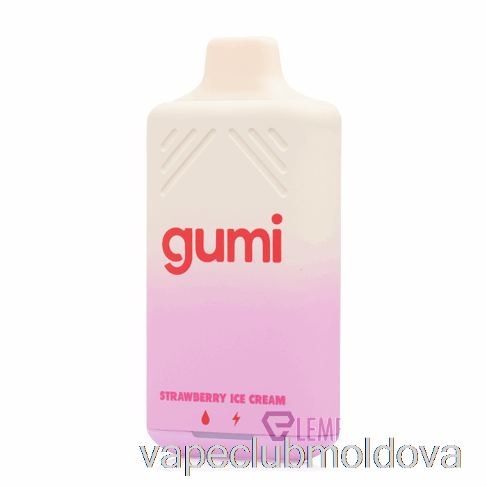 Kit Vape Pod Gumi Bar 8000 Inghetata De Capsuni De Unica Folosinta
